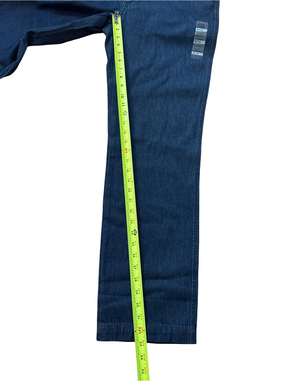 Levi's XX Chino Relaxed Straight Leg Fit Men's 100% Cotton Dark Blue Jeans 34x34